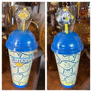 Lemonhead Blue and Yellow Tumbler